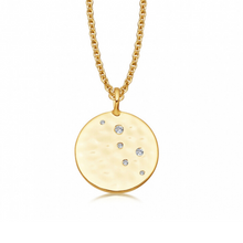 Load image into Gallery viewer, gold moon necklace charm crescent moon layering pendant