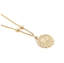 Load image into Gallery viewer, scorpio zodiac sign charm birth sign necklace