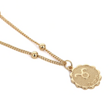 Load image into Gallery viewer, taurus zodiac sign charm birth sign necklace