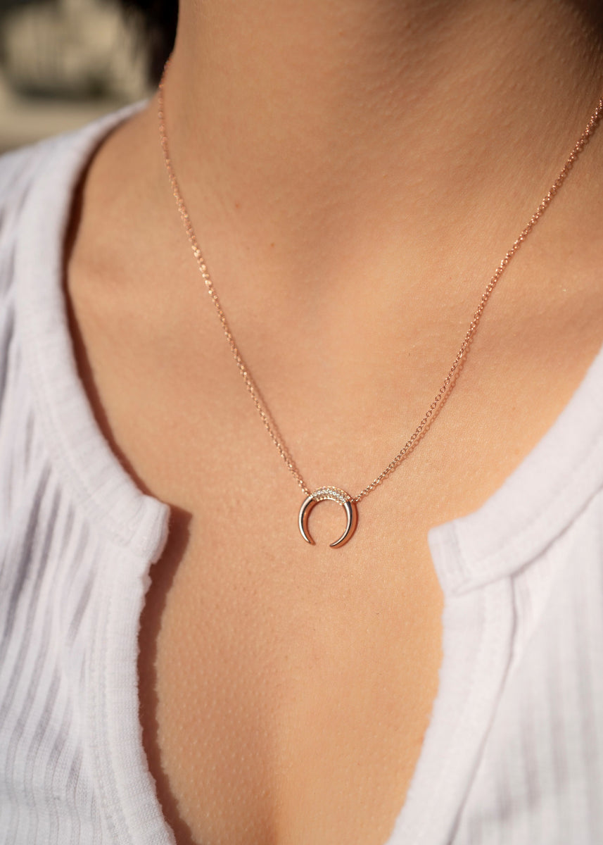 18k Gold Horn Necklace | Desert Citizen Jewelry