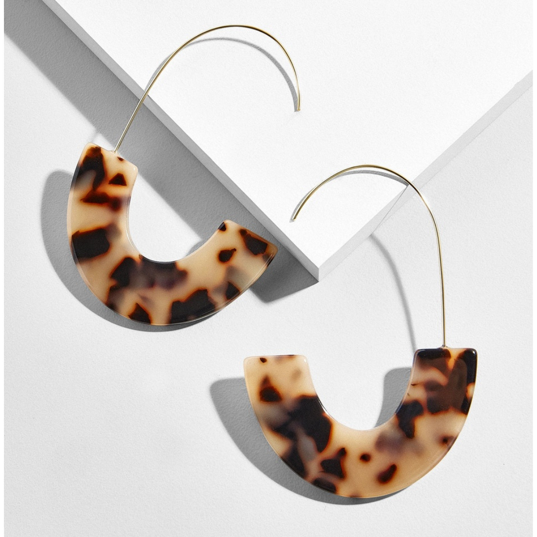 Leopard Print Hoop Statement Earrings Summer Jewelry Trends