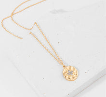 Load image into Gallery viewer, Minimalist Gold Round Coin Pendant Layering Necklace
