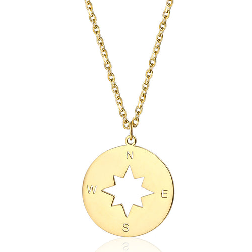 gold compass necklace charm meaning of compass