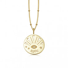 Load image into Gallery viewer, gold motivational word necklace inspirational jewelry